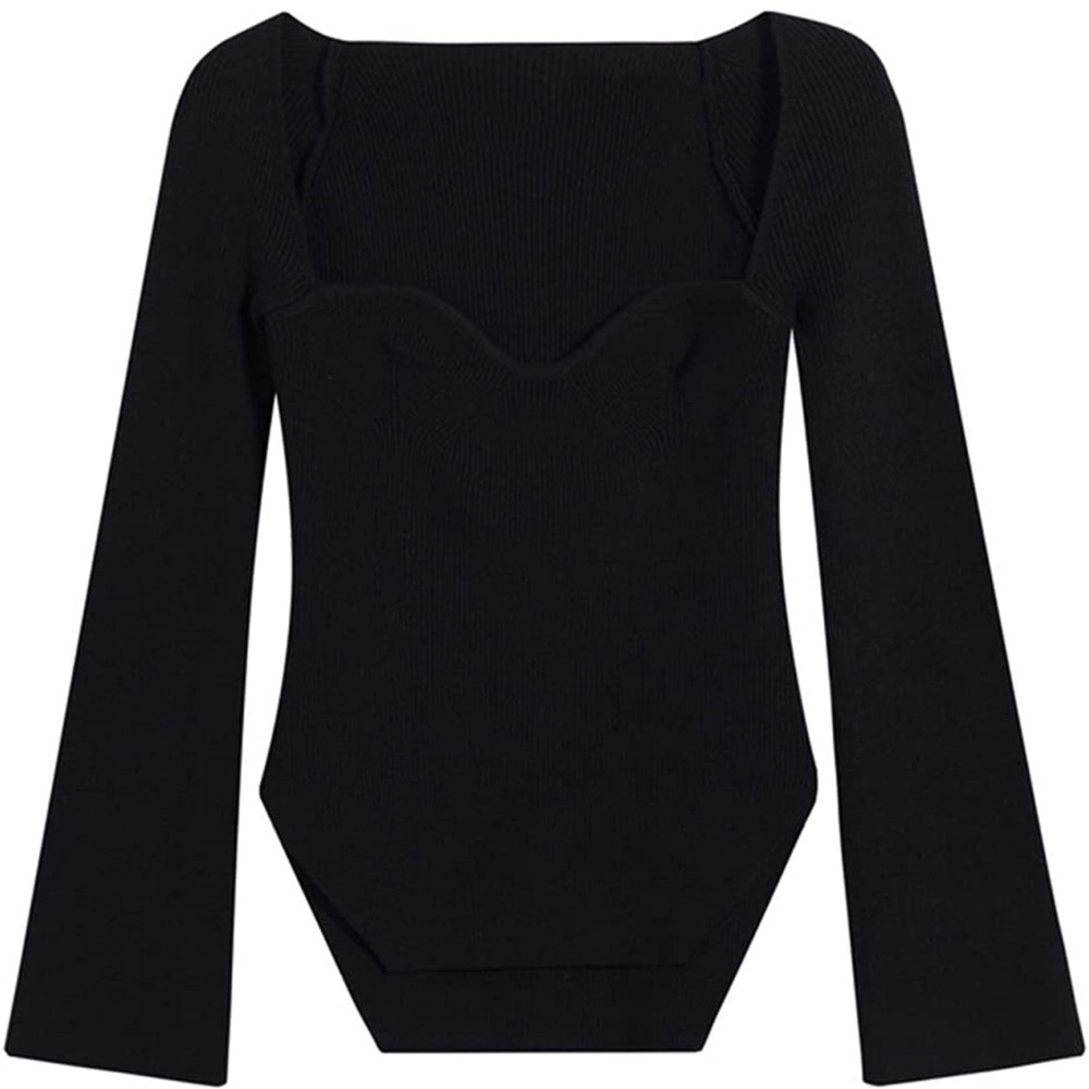 NWOT unbranded long sleeve sweater black